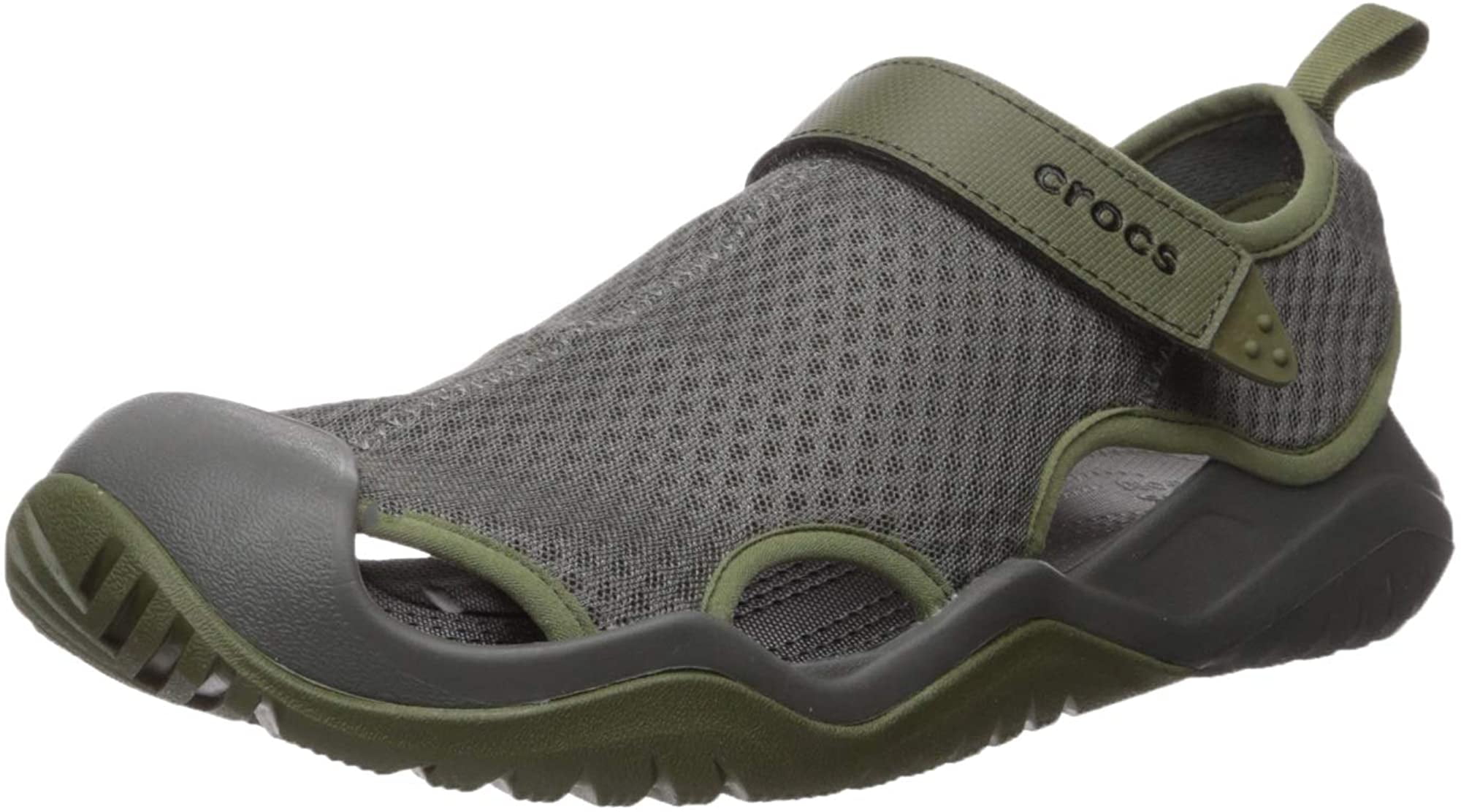 Crocs Mens Swiftwater Mesh Deck Sandal 