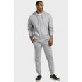 thumbnail image 5 of TheLovely Men's Full Zip Up Lightweight Cotton Blend Fleece Hoodie Sweatshirt, 5 of 5