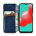 thumbnail image 5 of Étui pour Samsung Galaxy A32 5G à Rabat Portefeuille à Rabat Magnétique Protecteur - Bleu, 5 of 5