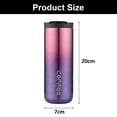 thumbnail image 2 of Taza de café de agua con aislamiento al vacío de acero inoxidable de 500 ml, taza de viaje a prueba de derrames con recubrimiento en polvo de doble capa, taza termo para el hogar y el exterior., 2 of 5