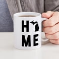 thumbnail image 4 of CafePress - Michigan Home - 11 oz Ceramic Mug - Novelty Coffee Tea Cup, 4 of 4