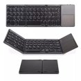 thumbnail image 1 of Foldable Keyboard, Ergonomic Keyboard, Keyboard With Touchpad, Wireless Portable Keyboard For Laptops, Tablets, And Phones, 1 of 6