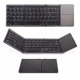 thumbnail image 1 of Teclado plegable, teclado ergonómico, teclado con almohadilla táctil, teclado portátil inalámbrico para computadoras portátiles, tabletas y teléfonos Ormromra CZDZ-HY61, 1 of 5
