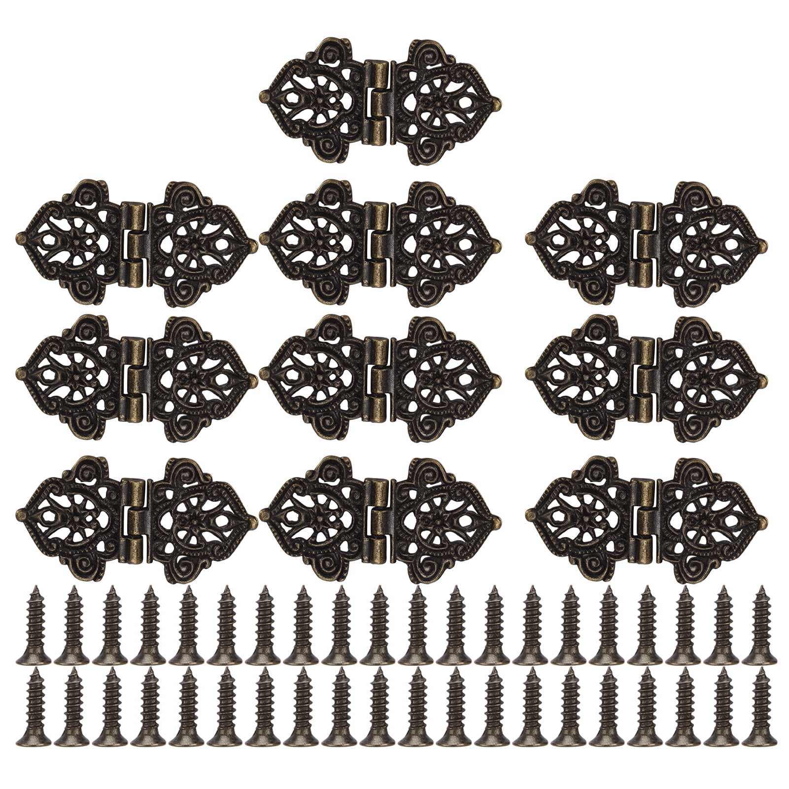 Vintage Hinges, AntiCorrosion Antique Decorative Hinges Exquisite