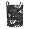 thumbnail image 2 of XMXT Collapsible Laundry Basket, Dotted Butterfly Decoration Waterproof Laundry Hampers Storage Baskets Dirty Clothes Hamper, 40L, 2 of 8