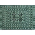 thumbnail image 1 of Ahgly Company Indoor Rectangle Southwestern Light Blue Country Area Rugs, 2' x 4', 1 of 4
