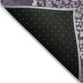 thumbnail image 4 of 10' X 14' Eggplant Purple And Lilac Abstract Washable Indoor Outdoor Area Rug, 4 of 5