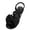 Black, variant on AUDeals Women’s Ankle Strap Bowknot Flat Sandals Open Toe Dressy Slip On Summer Beach Holiday Casual Shoes (White, 9.5)