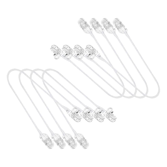 Clip Stabilisateur en Plastique Durable pour Textile de Maison à Moins de 10 Ans, Corde Élastique Réglable