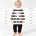 thumbnail image 4 of Baby Halloween Skeleton Jumpsuit Infant Pumpkin Hooded Onesie Funny Romper, Toddler Boys Girls Long Sleeve One Piece Loose-Fit Cute Zip up Festival Outfit for Halloween Parties Trick-or-Treating, 4 of 9