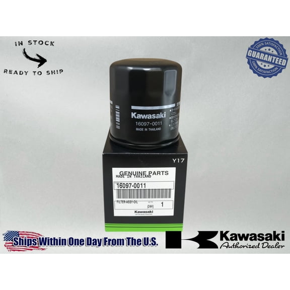 Kawasaki Genuine OEM Oil Filter 16097-0011