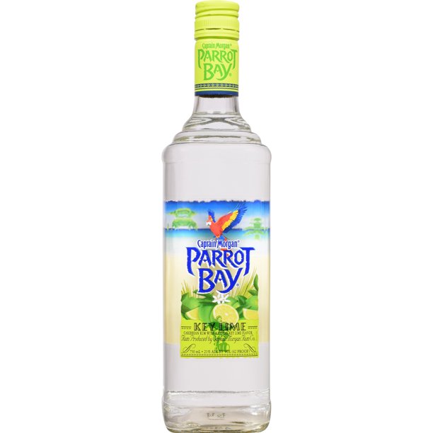 Parrot Bay Key Lime Rum 750 Ml 42 Proof Walmart Com Walmart Com