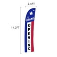 thumbnail image 3 of Vispronet Grand Opening Patriotic Feather Flag, 2.6ft x 11.2ft, Flag Only, 3 of 5