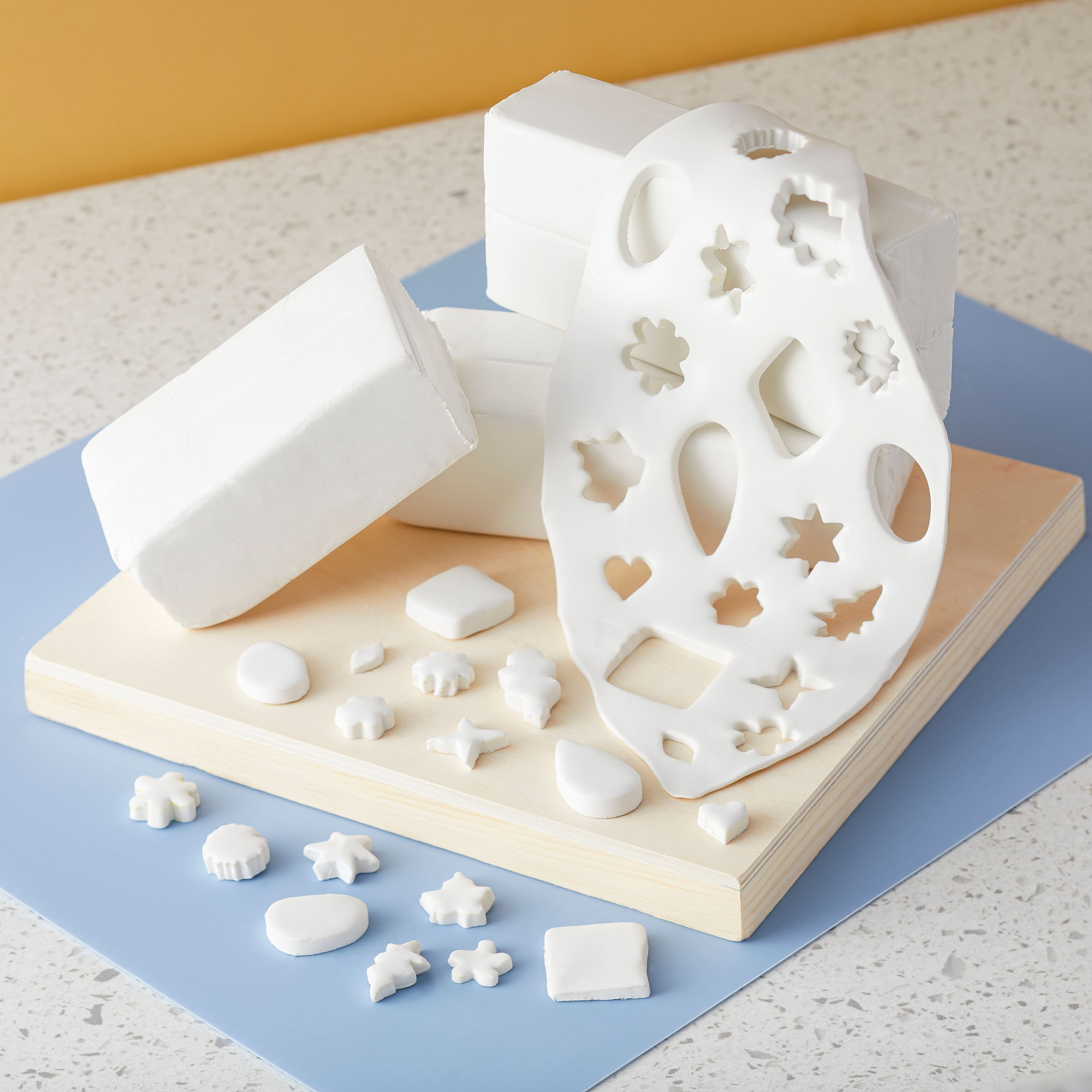 Craft Smart Oven-Bake Polymer Clay, White, 3 lbs photo 2