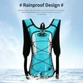 thumbnail image 6 of 1 Pack 16.93in Reflective Strip Hydration Backpack, Breathable Mesh Lightweight Sport Vest Pack, X Bungee Cord Adjustable Strap Daypack For Running Cycling Hiking Workout, 6 of 9