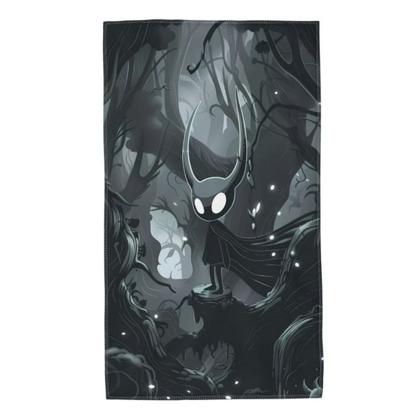 Fotbe Forest Black Ghost Warrior Toalla Premium con Patrón, Toalla de Microfibra de Secado Rápido, Ligera y Altamente Absorbente (27.5x16in), Ideal para Uso Diario