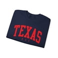 thumbnail image 3 of Texas TX Sweatshirt Gifts Crew Neck Shirt Long Sleeve Unisex, 3 of 7