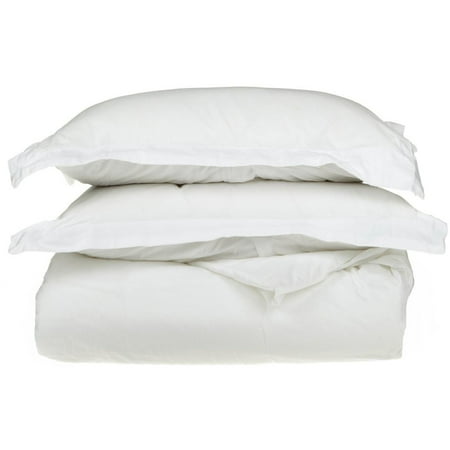 Superior 1500 Thread Count Single-Ply Egyptian Cotton Solid Duvet Cover Set