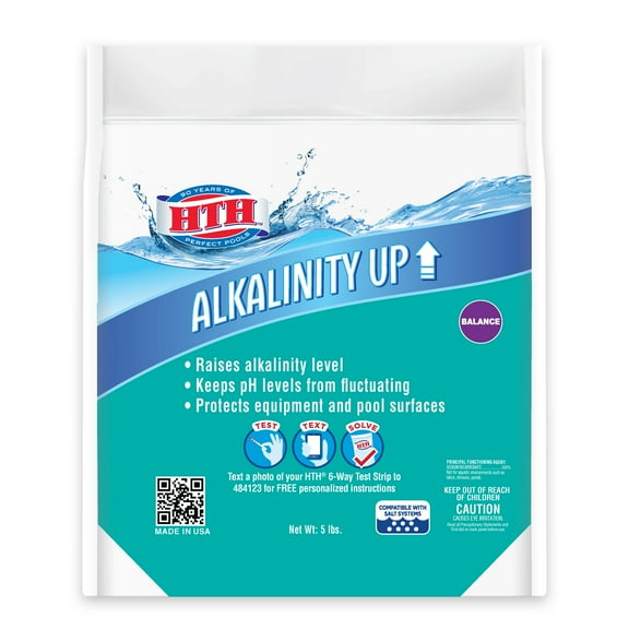 hth Alkalinity Up Balancer for Swimming Pools, 5lbs
