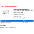 thumbnail image 2 of Power Steering Pump Repair Kit - Compatible with 1987 - 2005 Chevy Astro 4.3L V6 GAS 1988 1989 1990 1991 1992 1993 1994 1995 1996 1997 1998 1999 2000 2001 2002 2003 2004, 2 of 2