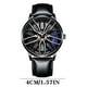 thumbnail image 4 of Reloj deportivo para hombres de color azul con forma de rueda de automóvil, reloj de moda para hombres, reloj automático con forma de neumático, 4 of 4