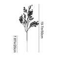 thumbnail image 3 of Halloween Artificial Flower Branches Fall Floral Bouquet Spooky Decor Faux Flowers Centerpiece Mantel Table Decoration Party Wedding Home Indoor Outdoor Arrangement, 3 of 6