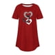 thumbnail image 2 of Camisetas de Manga Corta para las Mujeres Cuello Redondo Casual 3/4 Camiseta de Manga, Ligera Imitación de Algodón Cuatro Estaciones Top para el Hogar Y el Uso Diario, 2 of 3