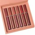 thumbnail image 3 of 6 Colors Long Lasting Velvet Lips Tint Liquid Lipsticks Waterproof Non-Stick A, 3 of 8