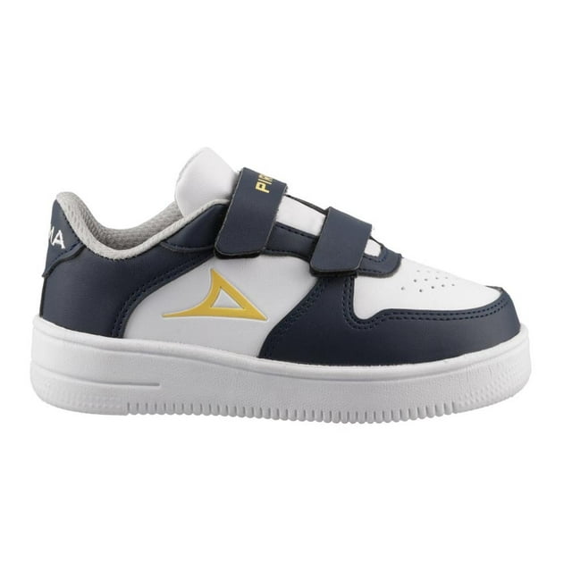 Tenis Niño Casuales PIRMA Ajustable Sinteticos blanco 19