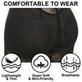 thumbnail image 3 of QRIC Womens Seamless Butt Lifter Padded Lace Panties Enhancer Underwear, 3 of 6