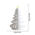 thumbnail image 3 of Mini Christmas Tree - Small Tabletop Xmas Decor Desktop Artificial Christmas Tree for Indoor Bedroom Office Kitchen Decoration, 3 of 5