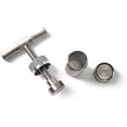 thumbnail image 4 of Outil de Poignée en T en Acier Inoxydable Robuste - Presse à Épices Anodisée Premium 100 % Durable (Argent), 4 of 4