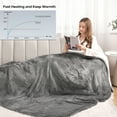 thumbnail image 6 of MARNUR Heated Blanket Full Size 72" x 84", Flannel & Shu Velvet Electric Blanket with Fast Heating, 6 Heating Levels, 10 Hours Timer, Gray, 6 of 12