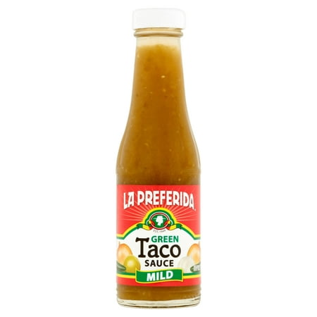 (4 Pack) La Preferida Mild Green Taco Sauce, 7 oz