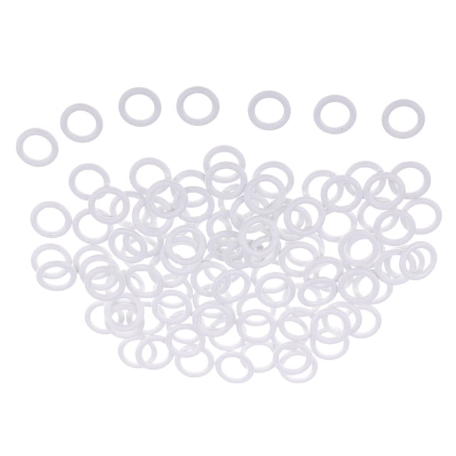 100 piezas correa de sujetador hebilla de ajuste ropa interior deslizadores Clips lencería blanco 6mm Zulema Ajuste de la correa del sujetador de metal