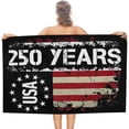 thumbnail image 7 of 250th Anniversary Beach Towels 250 Anniversary US Bath Towel Stylish Printed Pool Towels 71x31in, 7 of 7