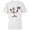 White, variant on Disney and Pixar’s Toy Story Forky Flag Fourth of July - Short Sleeve T-Shirt for Kids - Customized-White