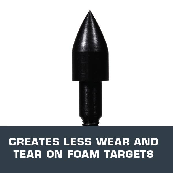 Titan Archery Steel Bullet Points, 85-Grains, 12-Pack, Black