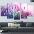 thumbnail image 1 of Design Art Growing And Blooming Lavender Floral Photo Canvas Art Print, 1 of 3