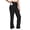 #2115:1 Pack, Black, variant on Cadmus Womens High Waisted Bootcut Flare Pants with Pockets Comfy Breathable for Daily Casual Running Wear, Black, L