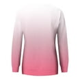 thumbnail image 5 of Scyoekwg Trendy Crewneck Sweatshirts Women Loose Ladies Sweatshirt with Pocket Long Sleeve Pullover Casual Gradient Color Fall Sweatshirt Pullover(Pink,M), 5 of 5