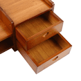 thumbnail image 6 of CNCEST Simple Computer Heightened Rack Desktop Storage Rack Wood Desktop Storage Box, 6 of 8
