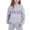 08#Gray, variant on Girls Outfits Halloween Neon Ghost Bow Stretch Two Piece Suit School Halloween Parade Pumpkin Farm Sightseeing Youth Pant Set