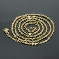 thumbnail image 2 of 100pcs lots Wholesale Silver/Gold/Rose Gold Stainless Steel Rolo Necklace Chain, 2 of 5