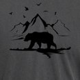 thumbnail image 3 of CafePress - Mountains Wilderness Bear T Shirt - Mens Comfort Colors Shirt, 3 of 5