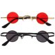 thumbnail image 1 of 2pcs gafas de sol de círculo pequeño vintage gafas de sol de moda hippie gafas de sol, 1 of 4