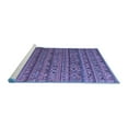 thumbnail image 2 of Ahgly Company Machine Washable Indoor Rectangle Abstract Blue Modern Area Rugs, 5' x 7', 2 of 4