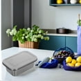 thumbnail image 7 of Reusable Stainless Steel Ice Cream Container with Lid, Stackable Freezer Tub for Homemade Gelato, Sorbet and Frozen Yogurt, 7 of 7