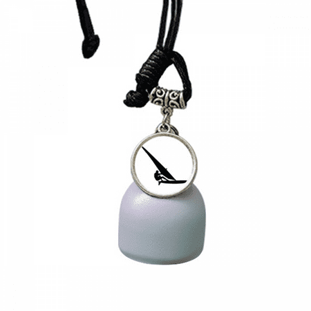 

Sports Surfing Sailboat Player Wind Chimes Bell Car Pendant