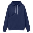 thumbnail image 6 of Pet Pouch Hoodie Men Small Dog Carrier Hoodies Puppy Pouch Sweatshirt Unisex Fall Animal Holder Pullover Tops Navy M, 6 of 7